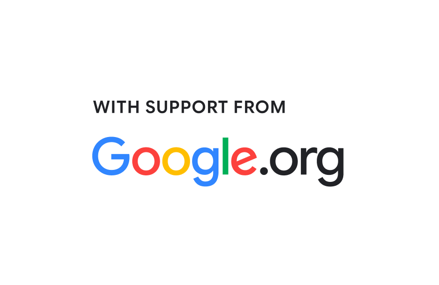 With support from Google.org